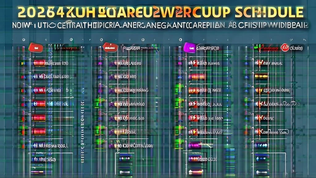 2026美加墨世界杯16个举办城市赛程图：从揭幕战到决赛场馆及赛程时间分布